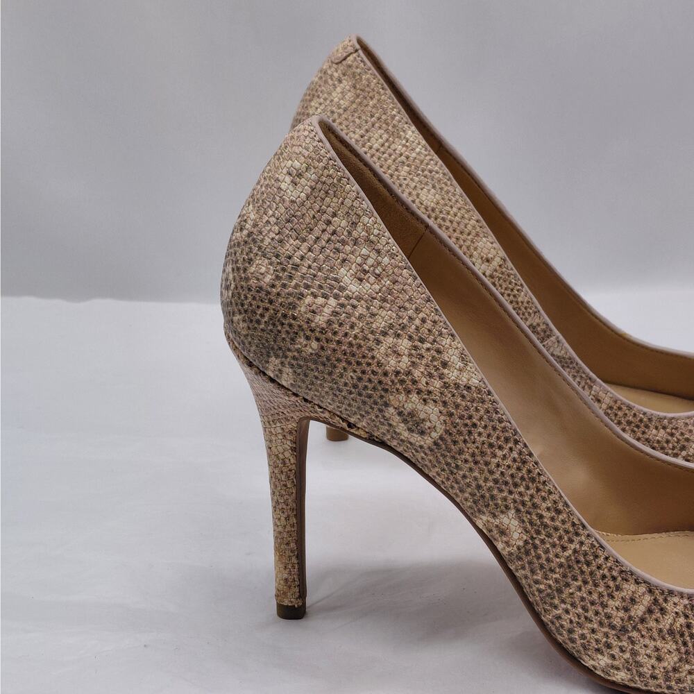 Michael Kors Womens Heels Size 6M Snakeskin Wedding Cocktail Party Evening Pumps - Picture 5 of 12